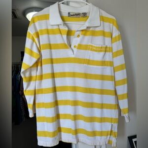 Vintage Diane Von Furstenberg striped polo